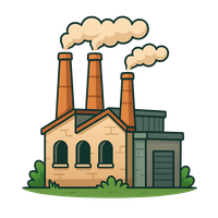 Drehort Industriegebäude Icon – DrCShot Productions