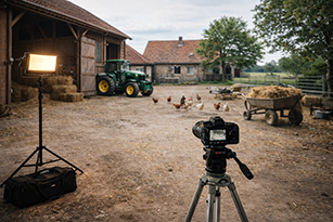 Bauernhof Scheune für Film