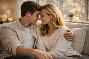 Klassisches Erotik-Format Mann und Frau Amateur