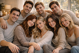 Gruppen Threesome Erotik-Format Gangbang