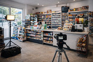 Boutique oder Ladengeschäft als Filmlocation